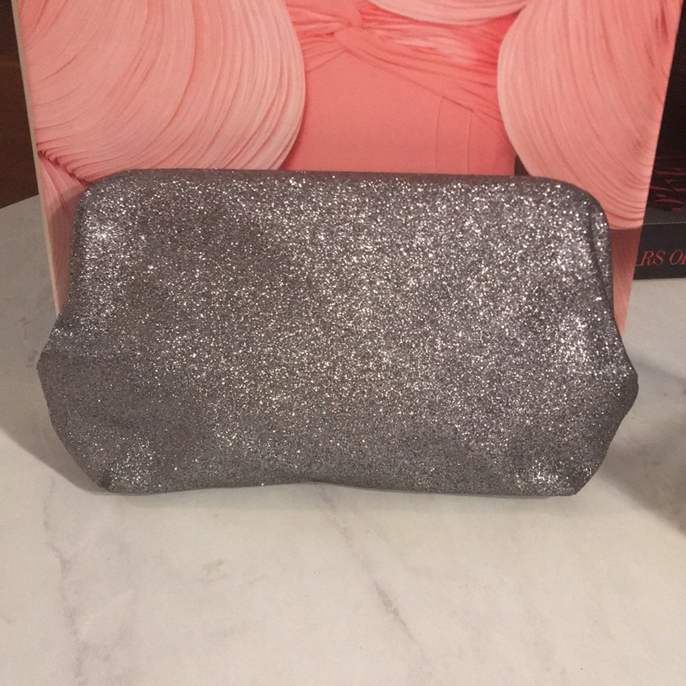 Silver Glittery Clutch